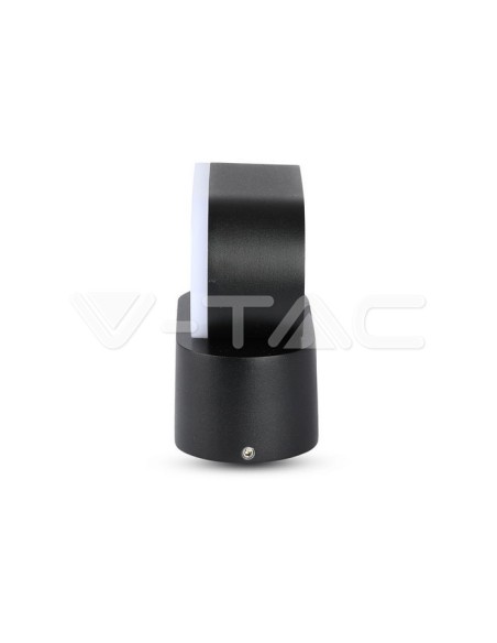 V-TAC VT-816 8289 Aplique LED ovalado 6W negro con cabezal giratorio 4000K IP65