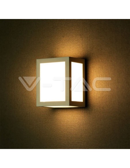 V-TAC VT-822 8334 LED-Laterne Wandleuchte 12W 3000K Weiß IP65