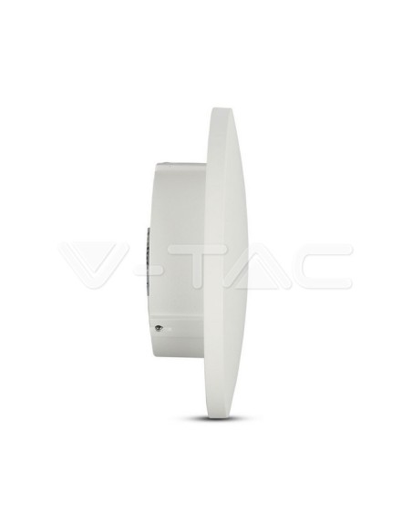 V-TAC VT-743 7527 Lampada LED da Muro Rotonda 9W Colore Bianco 4000K IP65