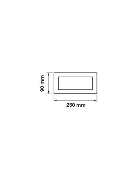 V-TAC VT-7670 7513 Lampe murale ronde à LED avec douille E27 (Max 15W) Couleur Gris IP44