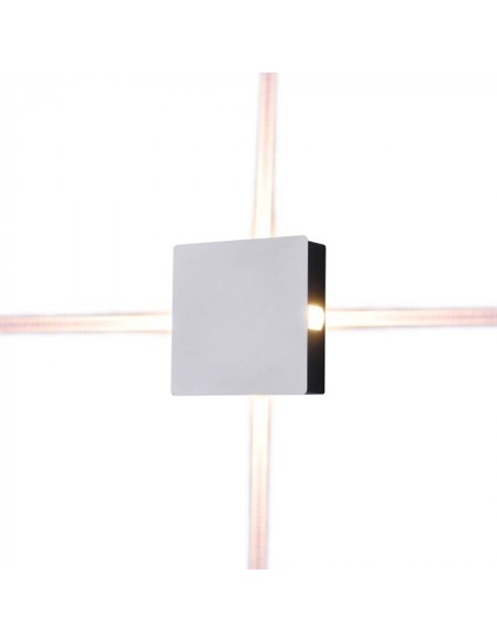 V-TAC VT-704 8209 LED Vierkante Wandlamp 4W 3000K Wit IP65