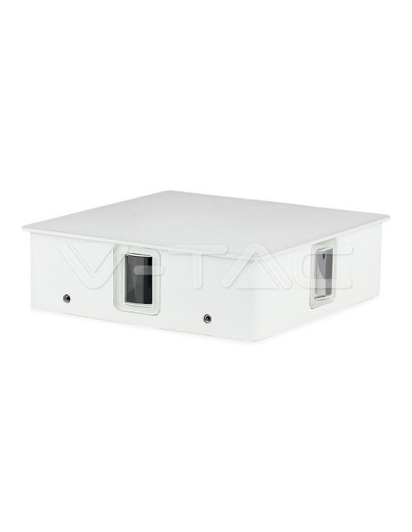 V-TAC VT-704 8209 LED Quadratische Wandleuchte 4W 3000K Weiß IP65
