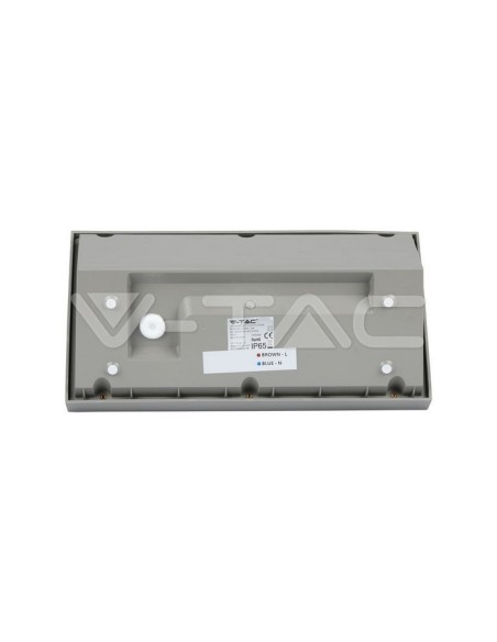 V-TAC VT-8055 8237 20W hoek LED wandlamp kleur grijs 4000K IP65