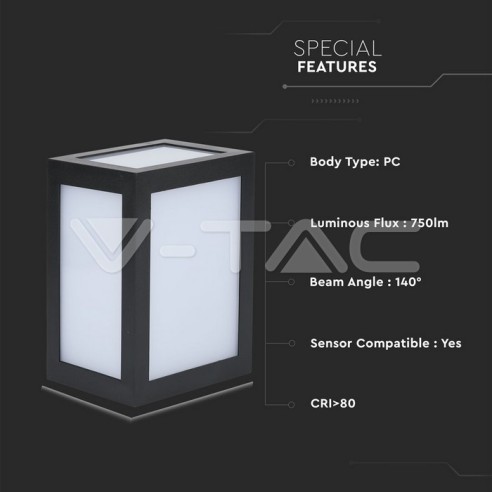 V-TAC VT-822 8342 LED Lantern Wall...