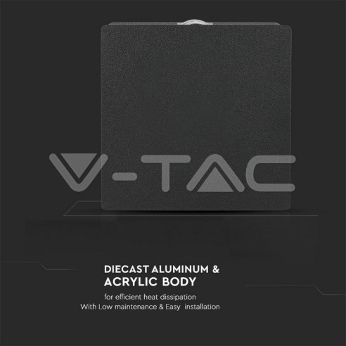 V-TAC VT-704 8211 4W Square LED Wall...