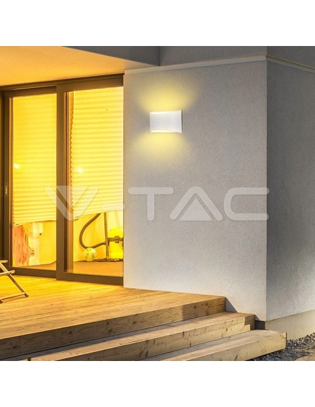 V-TAC VT-815 8683 LED Chip Bridgelux 10W Dual Light Beam Wall Light White 4000K IP54
