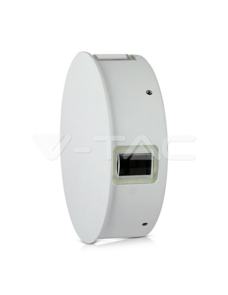 V-TAC VT-706 8214 LED-Wandleuchte rund 4W Weiß Farbe 4000K IP65