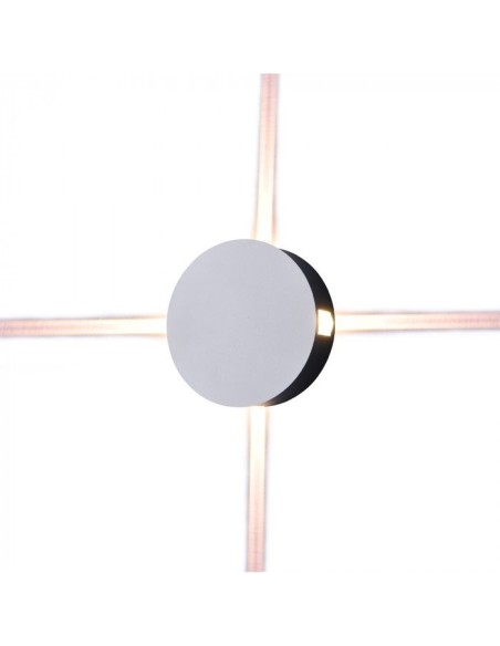 V-TAC VT-706 8213 Lampe murale ronde à LED 4W couleur blanc 3000K IP65