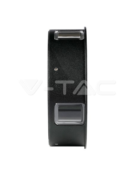 V-TAC VT-706 8215 Aplique redondo LED 4W Color Negro 3000K IP65
