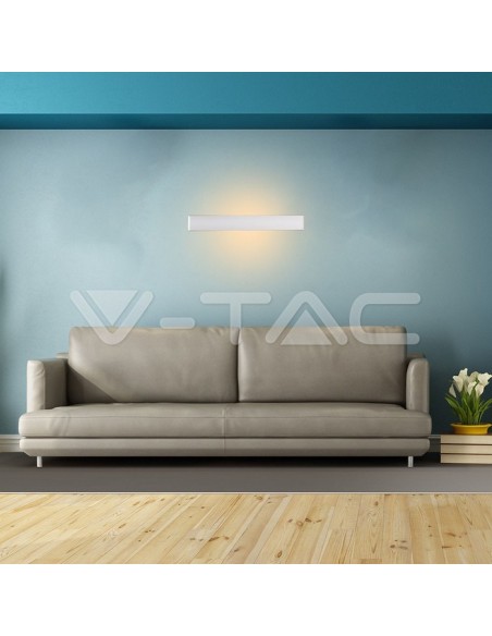 V-TAC VT-821 8535 20W LED Rechteckige Wandleuchte mit doppeltem Lichtstrahl 3000K Weiß IP44