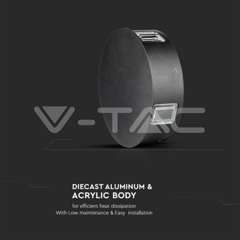V-TAC VT-706 8216 LED 4W Round Wall...