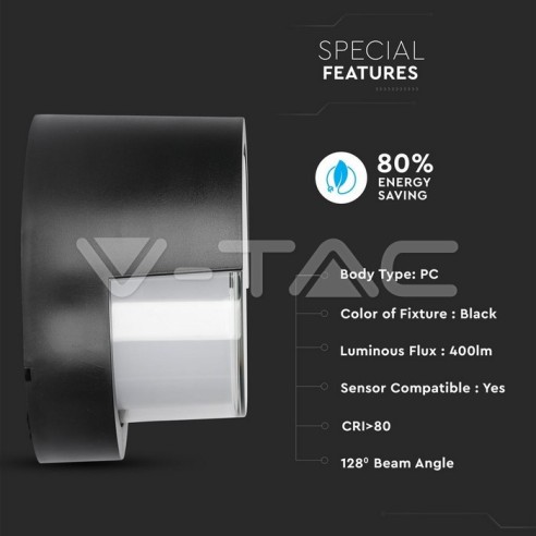 V-TAC VT-831 8609 LED-Wandleuchte...