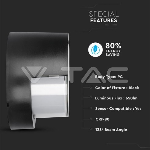 V-TAC VT-827 8538 12W Ronde LED...