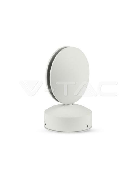 V-TAC VT-707 8218 LED Wandleuchte rund 7W 360° Lichtstrahl Weiß 4000K IP65