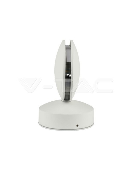 V-TAC VT-707 8218 LED Ronde Wandlamp 7W 360° Lichtbundel Wit 4000K IP65