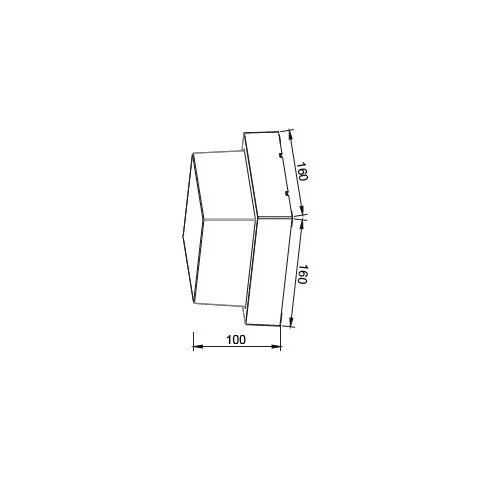 V-TAC VT-828 8544 Applique LED carrée...