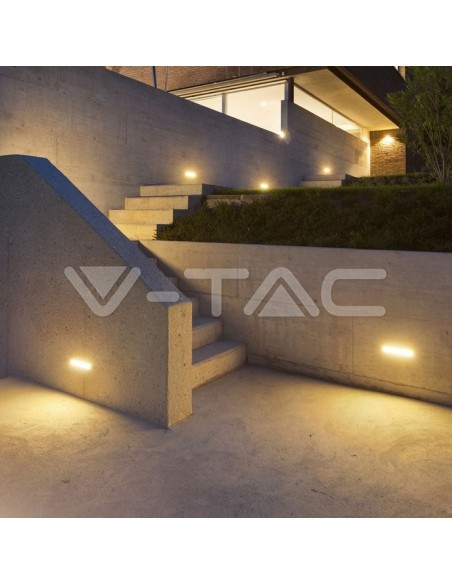 V-TAC VT-8055 8236 Lampada LED da Muro Angolare 20W Colore Grigio 3000K IP65