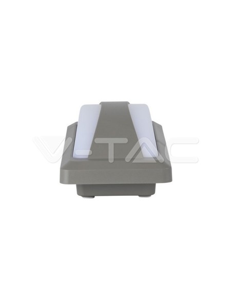 V-TAC VT-8058 8245 LED Rechthoekige Wandlamp 12W Grijze Kleur 3000K IP65