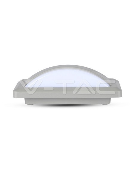 V-TAC VT-8058 8246 LED Rechteckige Wandleuchte 12W Farbe Grau 4000K IP65