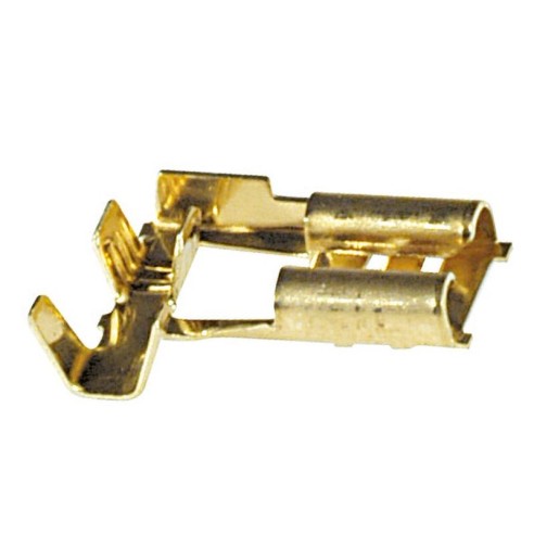 Female faston 6.35mm angle