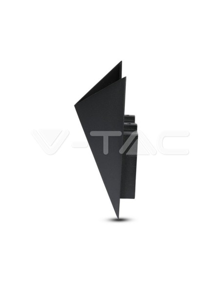 V-TAC VT-825 8282 Lampe murale LED de poche 5W couleur noire 3000K IP65