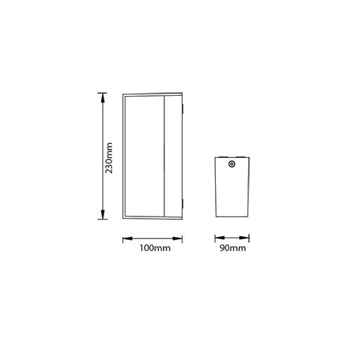V-TAC VT-8057 8243 LED-Rechteckige...