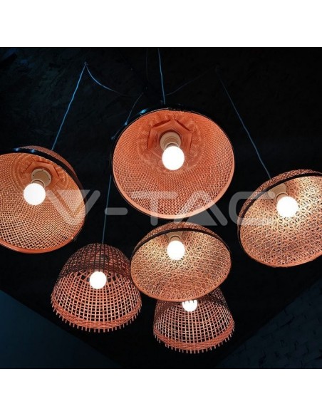V-TAC SMART HOME VT-5124 2755 Lampadina LED E27 5W G45 Compatibile con Google Home e Amazon Alexa Tramite App V-Tac Smart