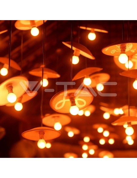 V-TAC SMART HOME VT-5124 2755 Bombilla LED E27 5W G45 Compatible con Google Home y Amazon Alexa a través de V-Tac Smart App