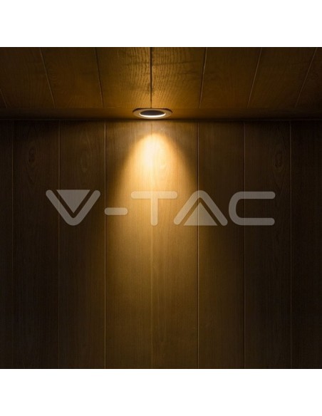V-TAC SMART HOME VT-5164 2757 Spot LED GU10 4,5W Satinato Compatible avec Google Home et Amazon Alexa via V-Tac Smart App