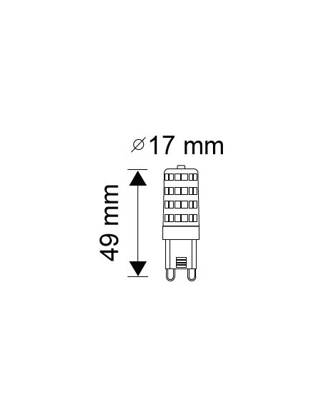 V-TAC VT-2243 Confezione da 6 faretti LED G9 3W