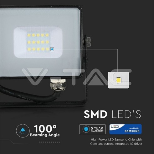 V-TAC PRO VT-10 Projecteur LED SMD...
