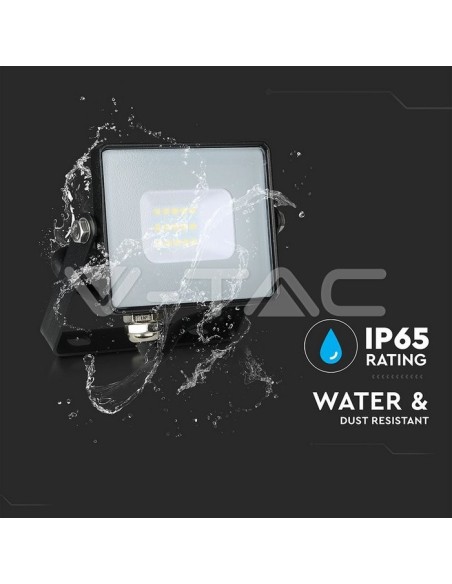 V-TAC PRO VT-10 LED Spotlight SMD Chip Samsung 10W Colour Black IP65
