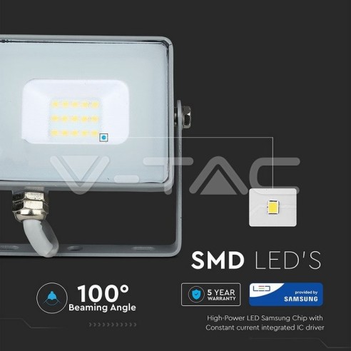 V-TAC PRO VT-10 Projecteur LED SMD...