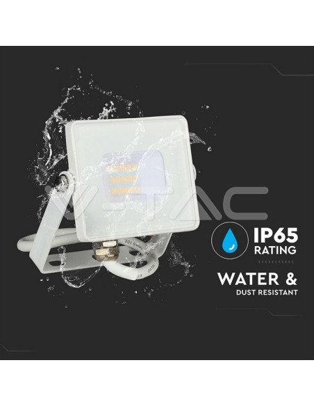 V-TAC PRO VT-10 LED Spotlight SMD Chip Samsung 10W Colour White IP65