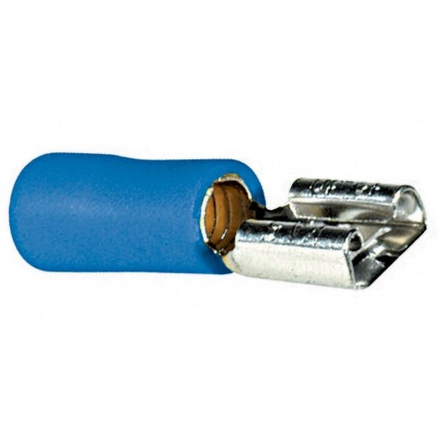 Faston insulated female 6.35mm 15A -...