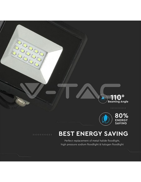 V-TAC VT-4011 5988 E-Serie 10W SMD LED Spotlight Groen IP65