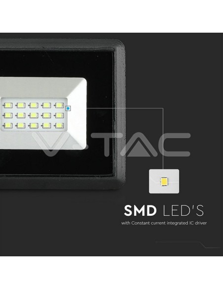 V-TAC VT-4011 5990 E-Series 10W SMD LED Floodlight Blue IP65