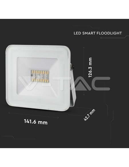 V-TAC VT-5020 5984 20W SMD LED RGB Bluetooth 3-in-1 App Controlled Dimmable White Colour