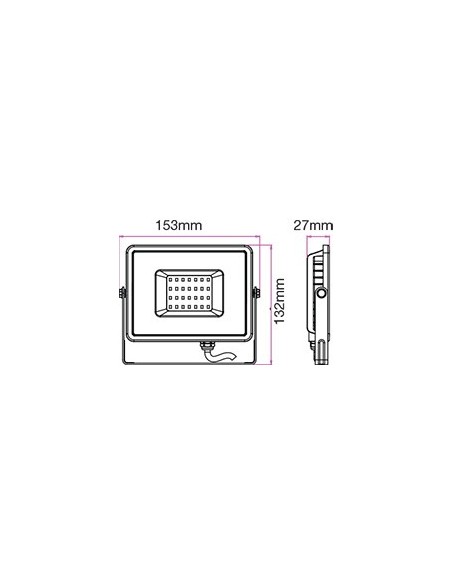 V-TAC PRO VT-20 LED Spotlight SMD Chip Samsung 20W Colour White IP65