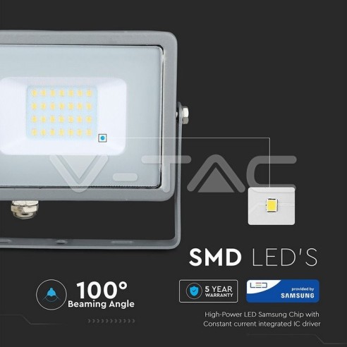 V-TAC PRO VT-20 Projecteur LED SMD...