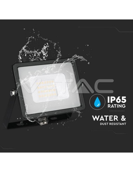 V-TAC PRO VT-20 LED Spotlight SMD Chip Samsung 20W Kleur Zwart IP65