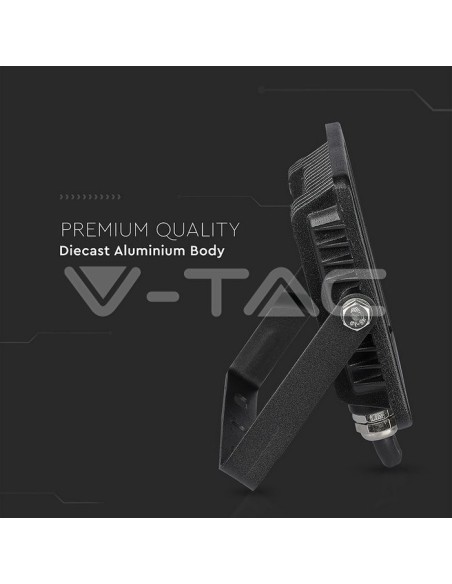 V-TAC PRO VT-20 LED Spotlight SMD Chip Samsung 20W Colour Black IP65