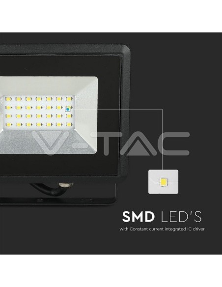 V-TAC VT-4021 5992 E-Serie 20W SMD LED Schijnwerper Rood IP65