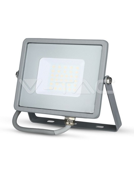 V-TAC PRO VT-30 Faro LED SMD Chip Samsung 30W Colore Grigio IP65