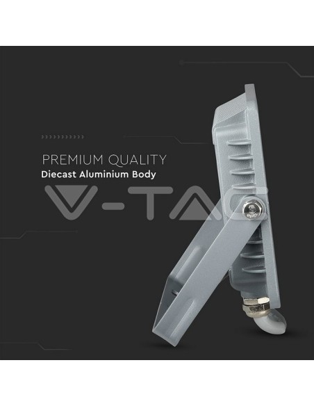 V-TAC PRO VT-30 LED Spotlight SMD Chip Samsung 30W Colour Grey IP65