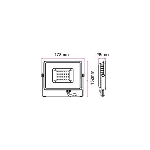 V-TAC PRO VT-30 Foco LED Chip Samsung...