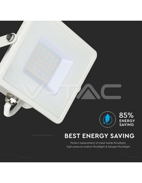 V-TAC PRO VT-30 Foco LED Chip Samsung 30W Color Blanco IP65