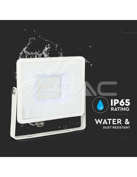 V-TAC PRO VT-30 LED Spotlight SMD Chip Samsung 30W Kleur Wit IP65