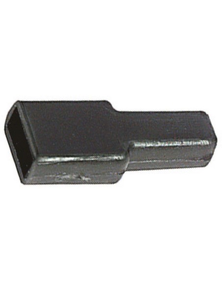 Faston cover for female faston 4.8mm - black