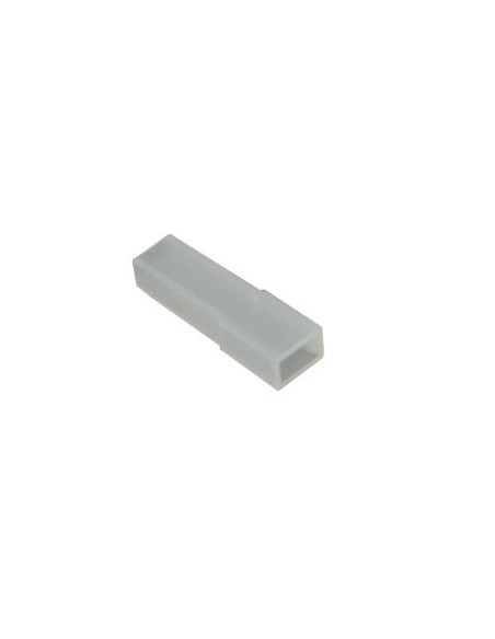 Tapa de faston para faston hembra de 2,86 mm - transparente